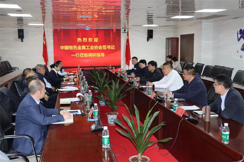 中国有色金属工业协会党委副书记范顺科一行莅临俄罗斯专享会294官网 - 俄罗斯专享会网站登录铝业调研